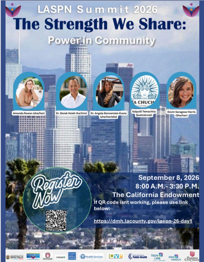 LASPN Summit 2026 The Strength We Share: Power in Community flyer